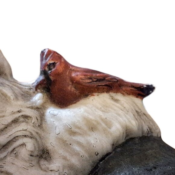 Vintage Hand Painted Signed Old World Santa Wild Animals From Provincial Mold - Picture 9 of 11